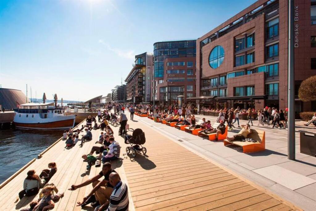Tjuvholmen / Aker Brygge - Most Expensive Area In Oslo! Exterior foto